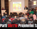 DEM Parti Siirt’te Projelerini Tanıttı