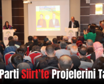 DEM Parti Siirt’te Projelerini Tanıttı