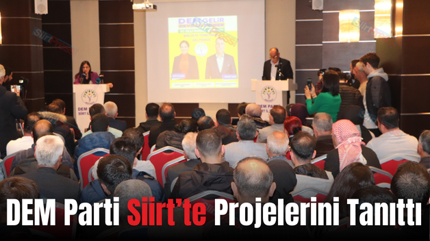 DEM Parti Siirt’te Projelerini Tanıttı