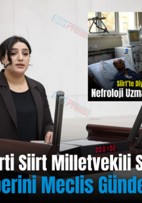 DEM Parti Siirt Milletvekili Sarıtaş, SiirtPress Haberini Meclis Gündemine Taşıdı!..