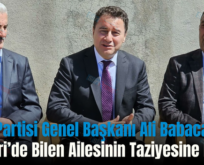DEVA Partisi Genel Başkanı Ali Babacan, Pervari’de Bilen Ailesinin Taziyesine Katıldı