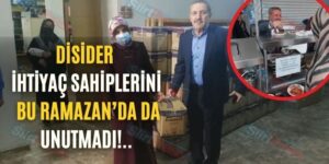 Disider İhtiyaç Sahiplerini Bu Ramazan’da Da Unutmadı!..