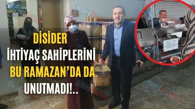 Disider İhtiyaç Sahiplerini Bu Ramazan’da Da Unutmadı!..