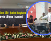 Diyanet-Sen Siirt Şube Başkanı Hamit Evin Güven Tazeledi