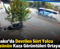 Diyarbakır’da Devrilen Siirt Yolcu Otobüsünün Kaza Görüntüleri Ortaya Çıktı!