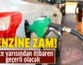 Dün İndirim Gelen Benzine Bugün De Zam Geldi!