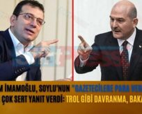 Ekrem İmamoğlu, Soylu’nun “Gazetecilere Para Veriyor” İddiasına Çok Sert Yanıt Verdi: Trol Gibi Davranma, Bakanlık Yap!