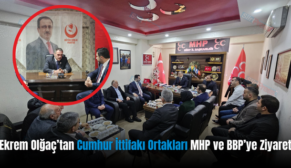Ekrem Olğaç’tan Cumhur İttifakı Ortakları MHP ve BBP’ye Ziyaret