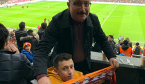 ONUN TEK HAYALİ GALATASARAY DERBİSİNİ İZLEMEKTİ!…