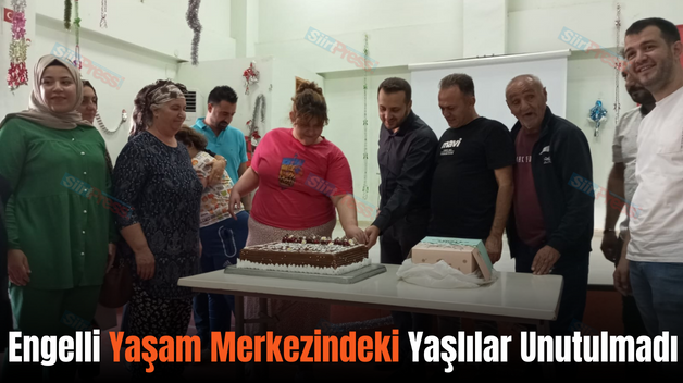 Engelli Yaşam Merkezindeki Yaşlılar Unutulmadı