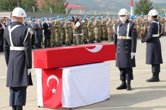 Siirt’in Eruh ilçesinde, dün PKK’lı teröristlerle çıkan çatışmada şehit olan