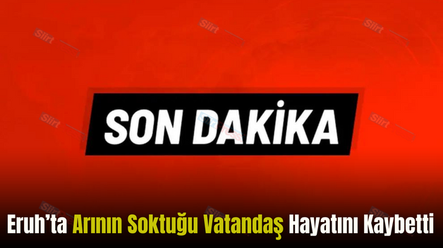 Eruh’ta Arının Soktuğu Vatandaş Hayatını Kaybetti