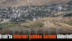 Eruh’ta İnternet Şebeke Sorunu Giderildi