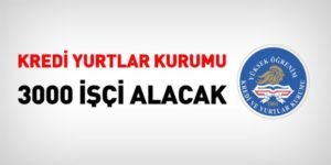 Yüksek Öğrenim Kredi ve Yurtlar Kurumu Genel Müdürlüğü İŞ-KUR üzerinden