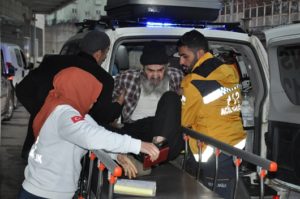 Siirt’in Pervari ilçesi Çavuşlu köyünde fenalaşan 87 yaşındaki yaşlı adamın