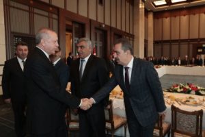 Cumhurbaşkanı Recep Tayyip Erdoğan’ın Beştepe’de Doğu ve Güneydoğu Anadolu bölgelerinden