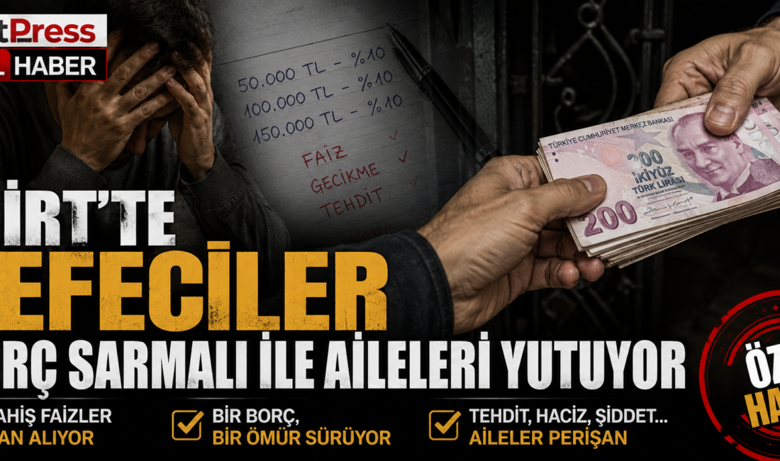 Yüksek faiz, senet, icra ve kredi kartı iddiaları… Siirt’te yıllardır