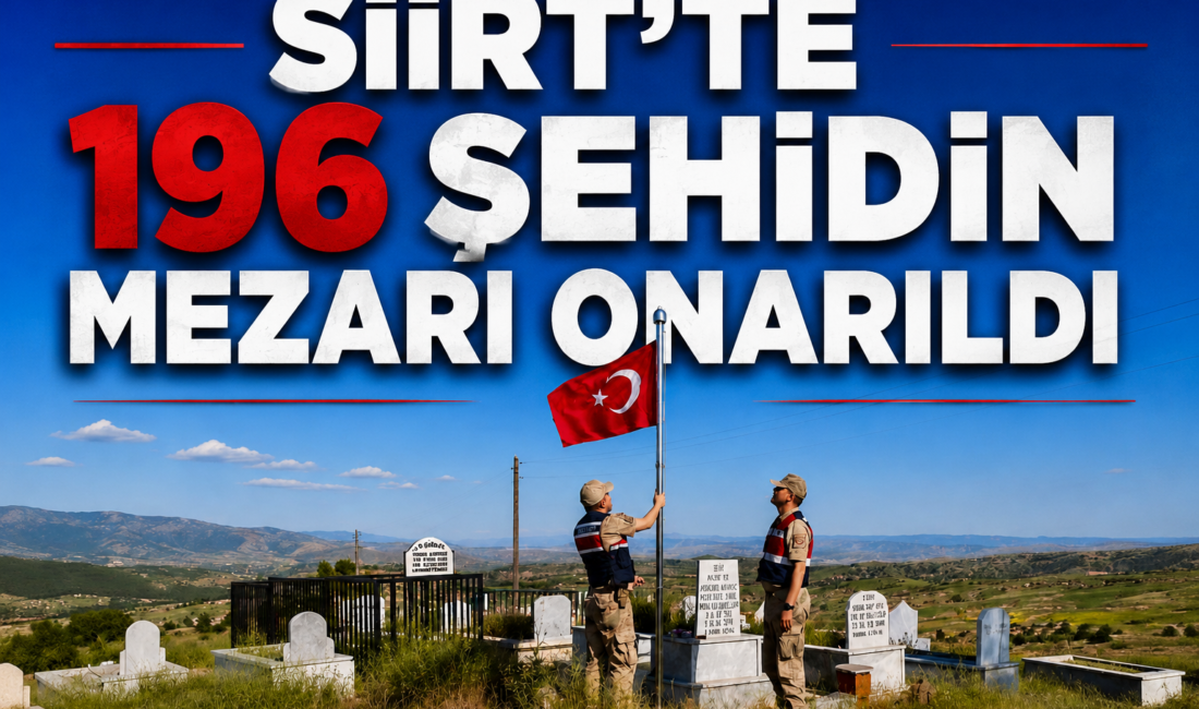 Siirt'te aziz şehitlerin hatıralarını yaşatmak amacıyla yürütülen çalışmalar kapsamında il