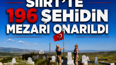 Siirt'te aziz şehitlerin hatıralarını yaşatmak amacıyla yürütülen çalışmalar kapsamında il