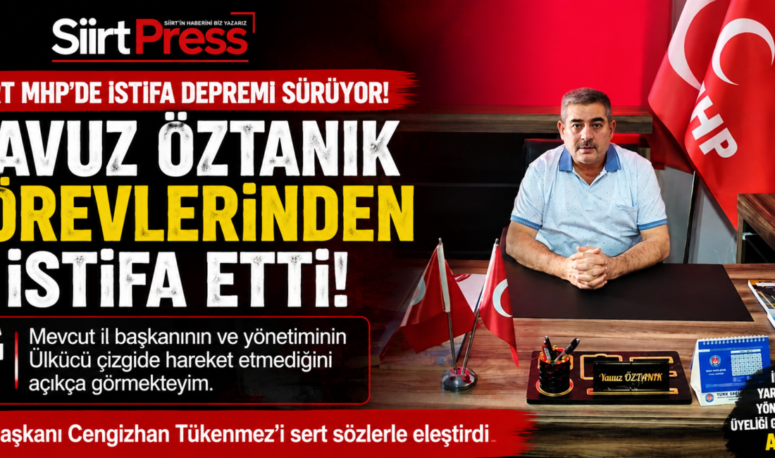 MHP Siirt İl Başkan Yardımcısı ve Yönetim Kurulu Üyesi Yavuz