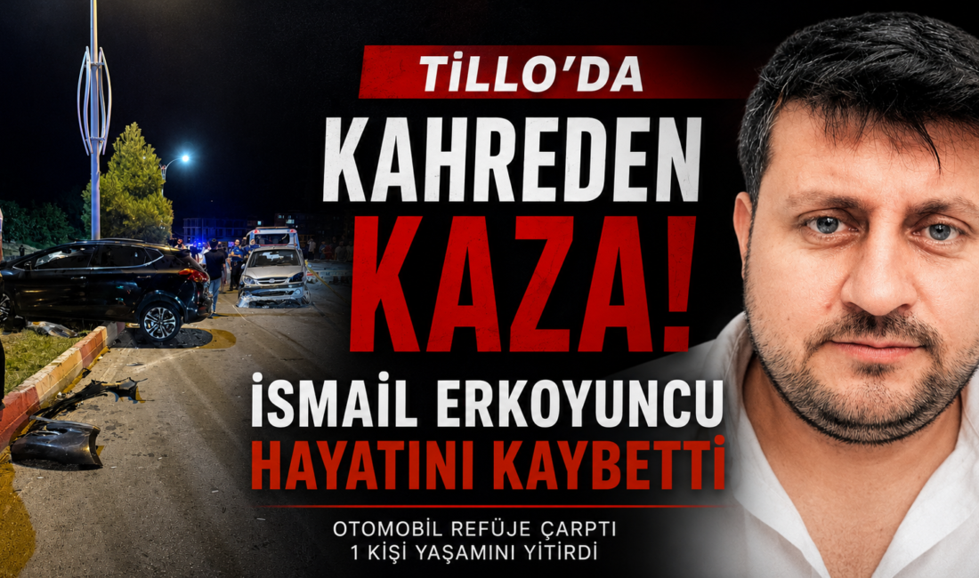 Siirt'in Tillo ilçesinde meydana gelen motosiklet kazasında ağır yaralanan 42