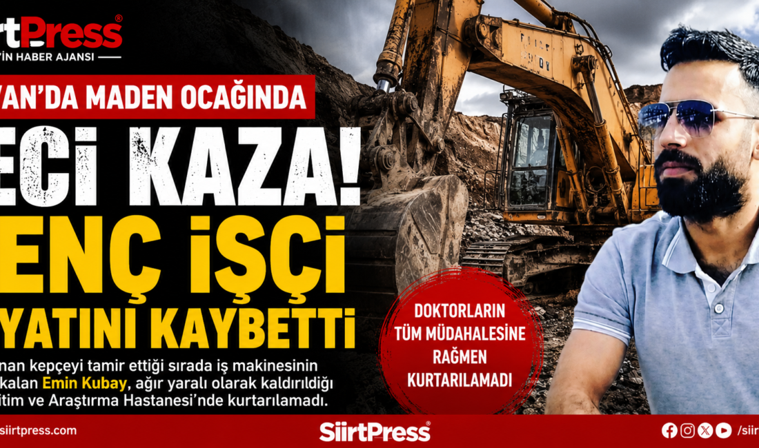 Siirt’in Şirvan ilçesinde bulunan bir maden işletme tesisinde meydana gelen