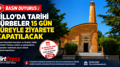 Siirt’in Tillo ilçesinde bulunan ve bölgenin önemli inanç ve kültür