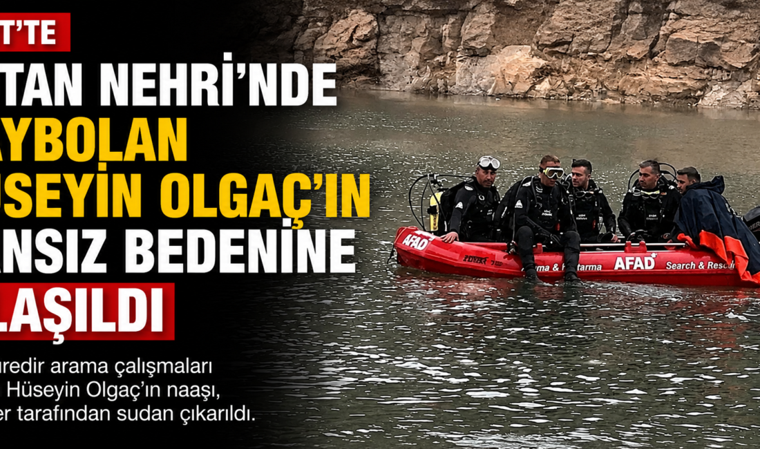 Siirt'te serinlemek amacıyla Botan Nehri'ne giren ve akıntıya kapılarak kaybolan