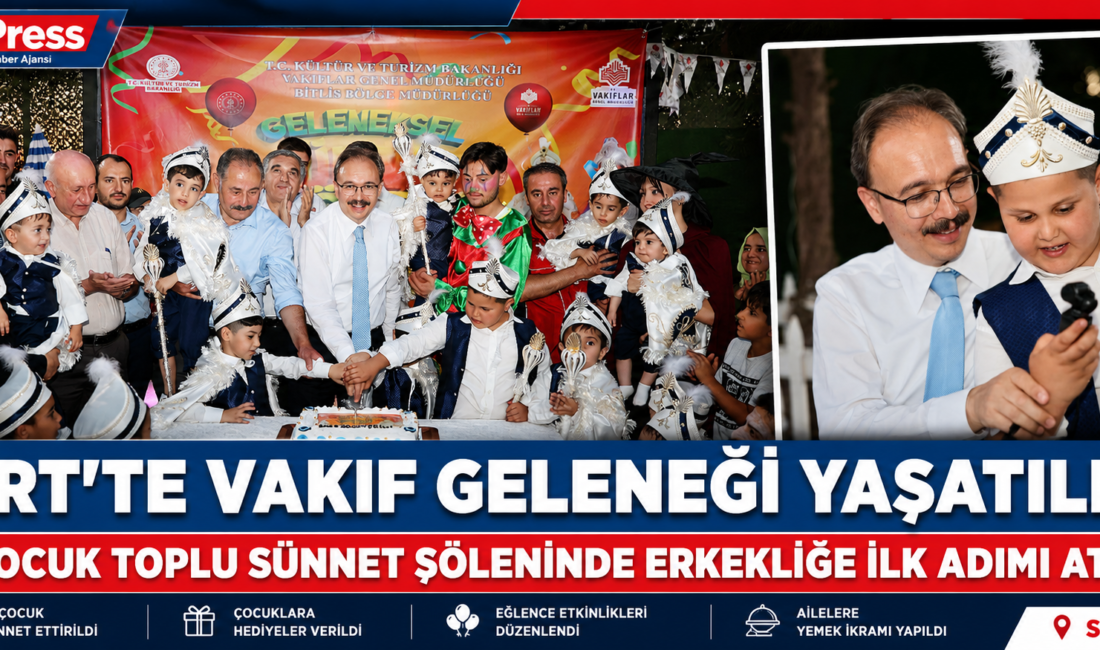 Siirt'te, Vakıflar Genel Müdürlüğü öncülüğünde ve Vakıflar Bölge Müdürlüğü koordinasyonunda