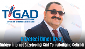 Gazeteci Ömer Özer, Türkiye İnternet Gazeteciliği Siirt Temsilciliğine Getirildi