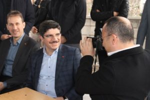 Yılbaşı kutlama ziyaretleri programı esnasında, Siirt Valisi Ali Fuat Atik,