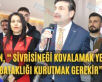 Üstün, “ Sivrisineği Kovalamak Yerine, Bataklığı Kurutmak Gerekir”