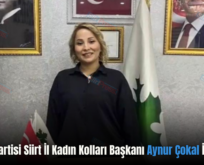 Gelecek Partisi Siirt İl Kadın Kolları Başkanı Aynur Çokal İstifa Etti!