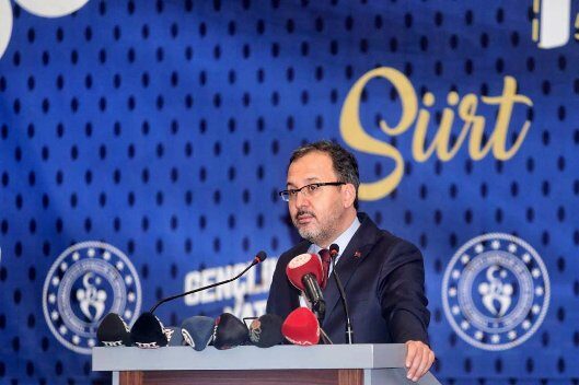Gençlik ve Spor Bakanı Mehmet Muharrem Kasapoğlu, Siirt’teki temasları kapsamında