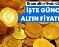 GÜNE DÜŞÜŞLE BAŞLAYAN ALTININ GRAM FİYATI BAKIN NE KADAR OLDU!