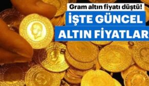 GÜNE DÜŞÜŞLE BAŞLAYAN ALTININ GRAM FİYATI BAKIN NE KADAR OLDU!