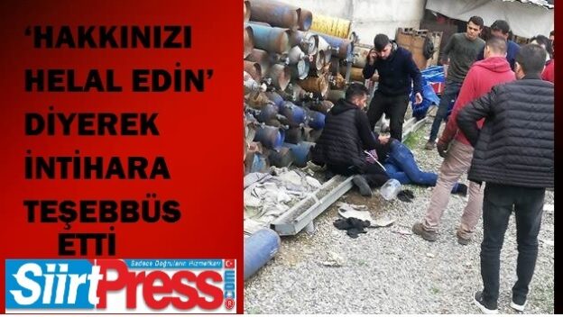 Siirt’te Küçük Sanayi sitesinde bulunan bir binanın 2 katına çıkan