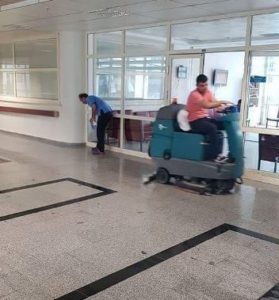 Siirt Devlet Hastanesi 138 personelle geceli-gündüzlü temizlikten geçirilerek pırıl pırıl
