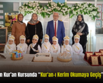 Hatice Bilim Kur’an Kursunda “Kur’an-ı Kerim Okumaya Geçiş” Merasimi