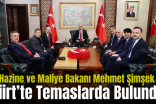 Hazine ve Maliye Bakanı Mehmet Şimşek Siirt’te Temaslarda Bulundu
