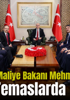 Hazine ve Maliye Bakanı Mehmet Şimşek Siirt’te Temaslarda Bulundu