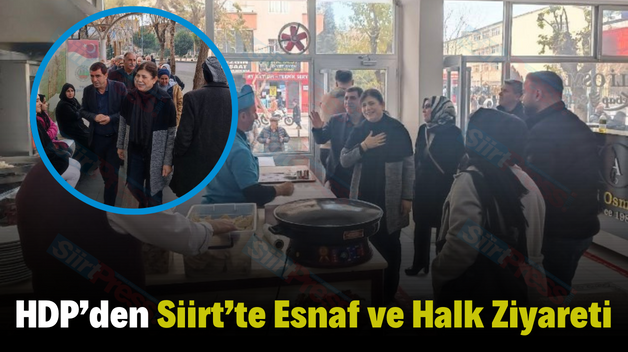 HDP’den Siirt’te Esnaf ve Halk Ziyareti