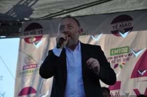 Halkların Demokratik Partisi (HDP) Siirt İl teşkilatı tarafından düzenlenen mitingde