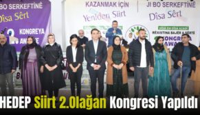 HEDEP Siirt 2.Olağan Kongresi Yapıldı