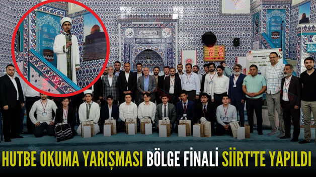 HUTBE OKUMA YARIŞMASI BÖLGE FİNALİ SİİRT’TE YAPILDI