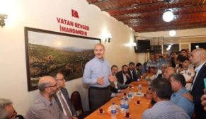 BAKAN SOYLU, İSTANBUL’DAKİ SİİRTLİLERLE BİR ARAYA GELDİ