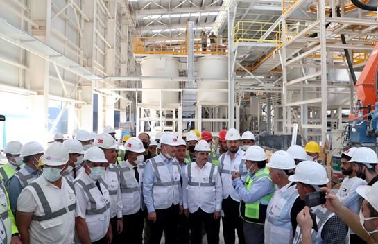 İçişleri Bakanı Süleyman Soylu, Türkiye’nin ilk çinko metal külçelerini üretecek çinko