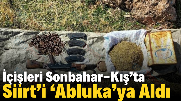 İçişleri Sonbahar-Kış’ta Siirt’i ‘Abluka’ya Aldı