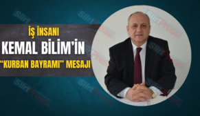 İŞ İNSANI KEMAL BİLİM’İN “KURBAN BAYRAMI” MESAJI