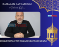 İŞ İNSANI MANSUR ARPACI’NIN RAMAZAN BAYRAMI MESAJI